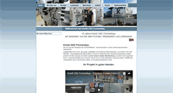 Desktop Screenshot of kreidlcnc.de